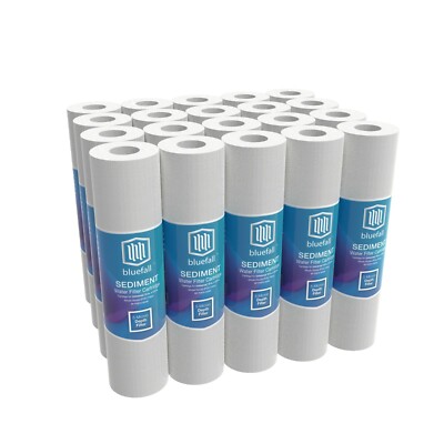 20 PACK 5 Micron Sediment Water Filters For Reverse Osmosis 10 in. x 2.5 in.