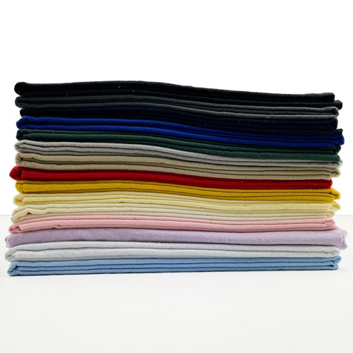 Soft Brushed 100% Cotton Plain Winceyette Flannel Fabric - Dress, Craft Material