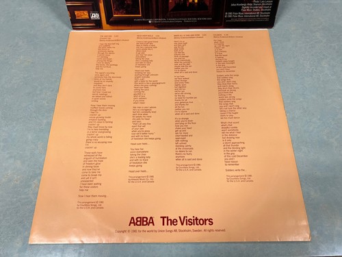 1981 ABBA "The Visitors" LP - Atlantic Records (SD-19332) Tested - Picture 5 of 8