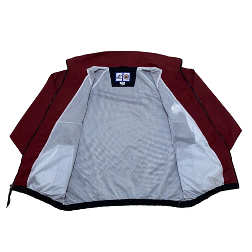 Vintage 90s LOGO ATHLETIC NHL Colorado Avalanche Jacket Mens Size L Black Red - Picture 3 of 21