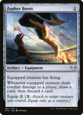 Zephyr Boots (261) Strixhaven: School of Mages STX MTG Magic