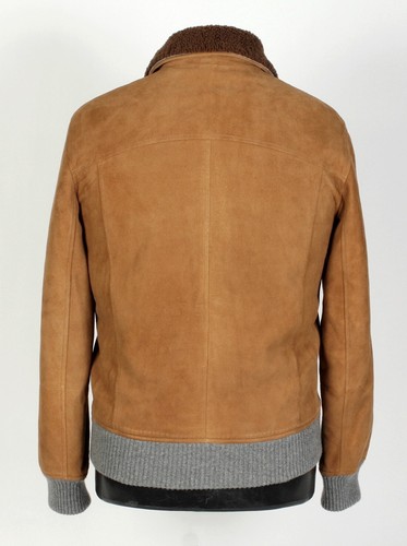 Brunello Cucinelli Suede / Cashmere / Shearling / Jacket - S/M - New - $9500 - Picture 6 of 24
