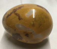 Marble egg- Tan, Translucent and Brown -2.5" long