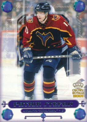 2000-01 Crown Royale JEWELS OF THE CROWN #3 PATRIK STEFAN - Atlanta Thrashers