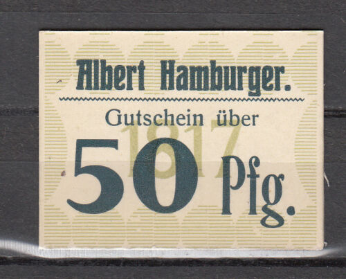 Landeshut - A.Hamburger - 50 Pfennig - Tieste 3830-10.65 - Wz 0 Inside Slim - Picture 1 of 2