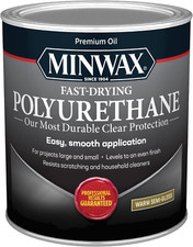 1 Qt 63005 Clear Fast-Drying Oil-Based Polyurethane, Semi-Gloss