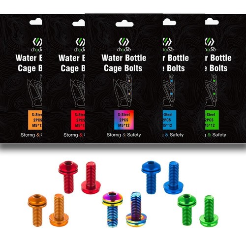 Vis Boulons Bouton Dôme Titane M5 T25 Pour Cage à Eau VTT - Lot, NEUF