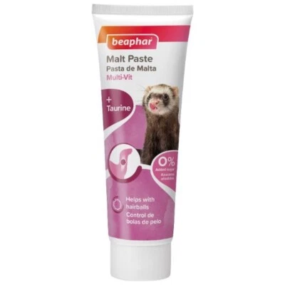 Beaphar Multi Vitamin Malt Paste Ferret 100g Provide Valuable Minerals & Vitamin