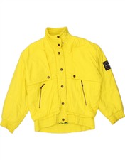 Head Womens Oversized Padded Jacket Eu 38 Medium Yellow Polyamide Ab14