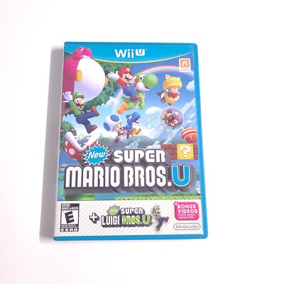 New Super Mario Bros. U with New Super Luigi U. Nintendo Wii U Tested Working