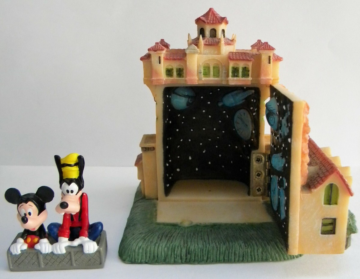 Disney Tower of Terror Resin Hinged Figurine with Mickey Mouse and