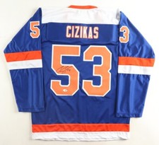 Casey Cizikas Signed New York Islanders Jersey (JSA) 13 Year Islanders Veteran