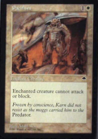 Pacifism - Tempest: #34, Magic: The Gathering Nm R95