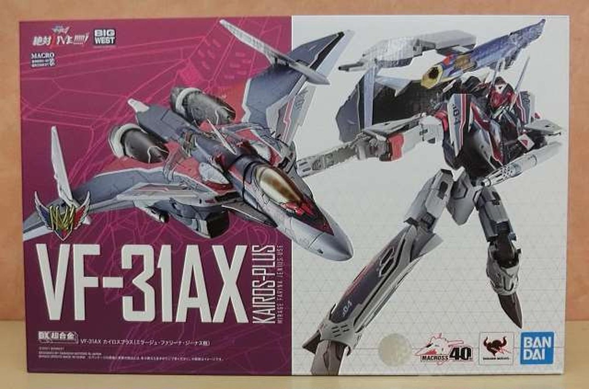 BANDAI DX Chogokin VF-31AX Kairos Plus Mirage Farina Jenius