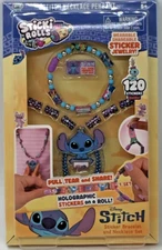 Sticki Rolls Disney Stitch Sticker Bracelet and Necklace Set Factory sealed