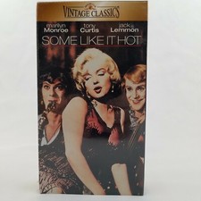 Some Like It Hot VHS 1997 Vintage Classics 