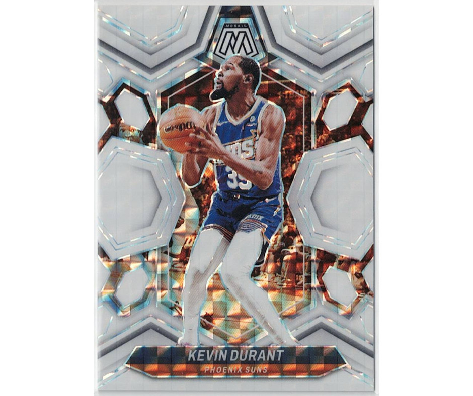 2023 Panini White Mosaic 13/25 #180 Kevin Durant Phoenix Suns