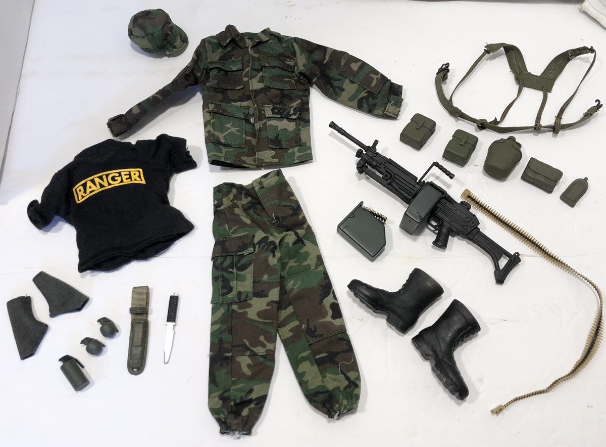 1/6 12インチ RANGER US ARMY GUNNER  素体無し Ranger US Army Gunner in Afghanistan Crazy Dummy - Machinegun