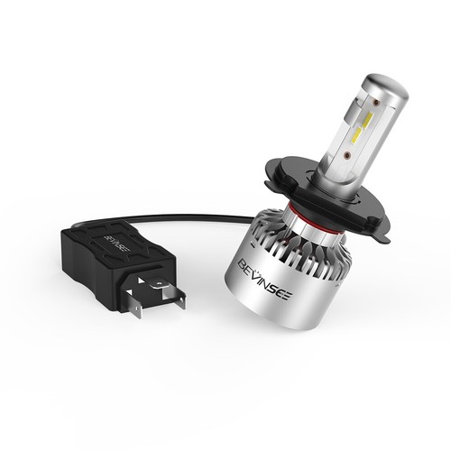 BEVINSEE 9003 H4 CSP Kit de conversión de bombillas de faros LED luces antiniebla de haz alto/bajo - Imagen 10 de 10