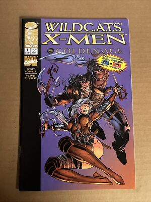 WILDCATS X-MEN GOLDEN AGE #1 3D EDITION 1ST PRINT IMAGE COMICS WILDCATS X-MEN GOLDEN AGE #1 3D EDITION 1ST PRINT IMAGE COMICS