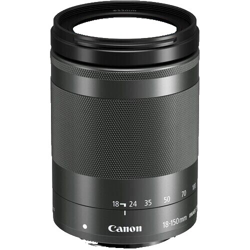 Excellent Canon Kiss M EF-M 15-45 STM Black H074 | eBay