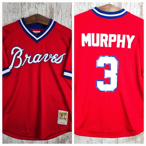 Atlanta Braves Dale Murphy Baseball Jersey Sz 48 XL Mitchell & Ness Cooperstown