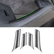 ABS Kohlefaser Türgriff Armlehne Aufkleber TRIM Fit Für Tesla Model 3 Y 2018-23
