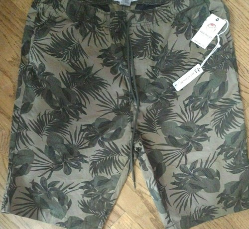 Tall Tropical Camo Cargo Shorts 