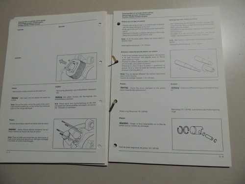 Werkstatthandbuch Piaggio Vespa Velofax Repair manual manuel d`atelier 08.1995 - Picture 8 of 10