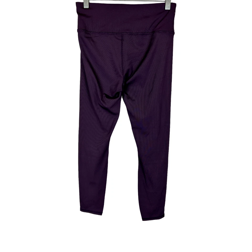 MIND BODY LOVE by Peace Love World Mujer Pequeño Rib Leggings Pantalón Ciruela Talla PM Foto 2 de 2