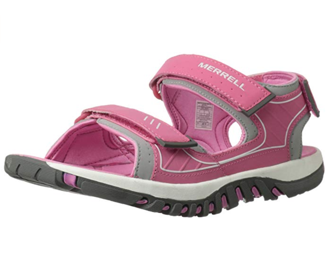 Sandali sportivi Merrell Spinster Splash bambina UK 9 EU 28 rosa chiusura touch