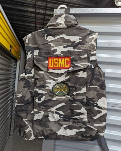 EUC USMC Marines Rothco Ranger Vest Camouflaged Vest Size S Small Vintage - Picture 12 of 15