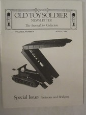 Old Toy Soldier Newsletter Magazine - Volume 8, Number 4 August 1984