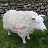 Schaf Figur Dekoration Aufstellfigur ÖSterliche Deko Cheviot Sheep SchäFchen Neu