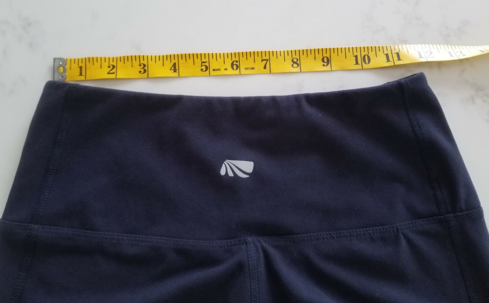 Marika Women navy blue Leggings mesh inserts size S Gem