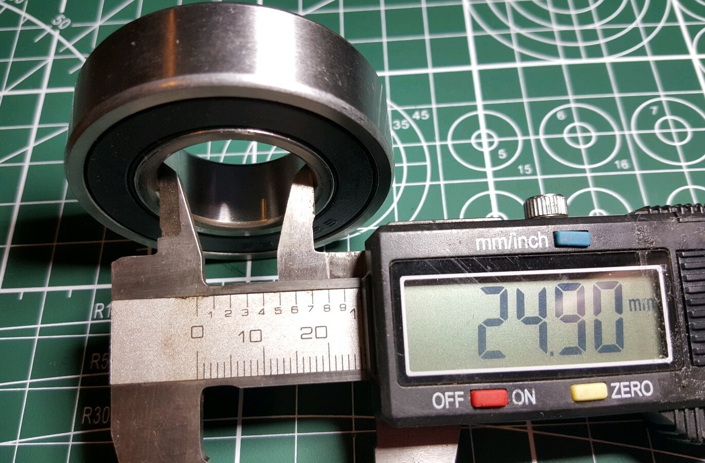 2pc 25mm Bore 52mm Outer Wheelbarrow Replacement Wheel Sealed Bearings