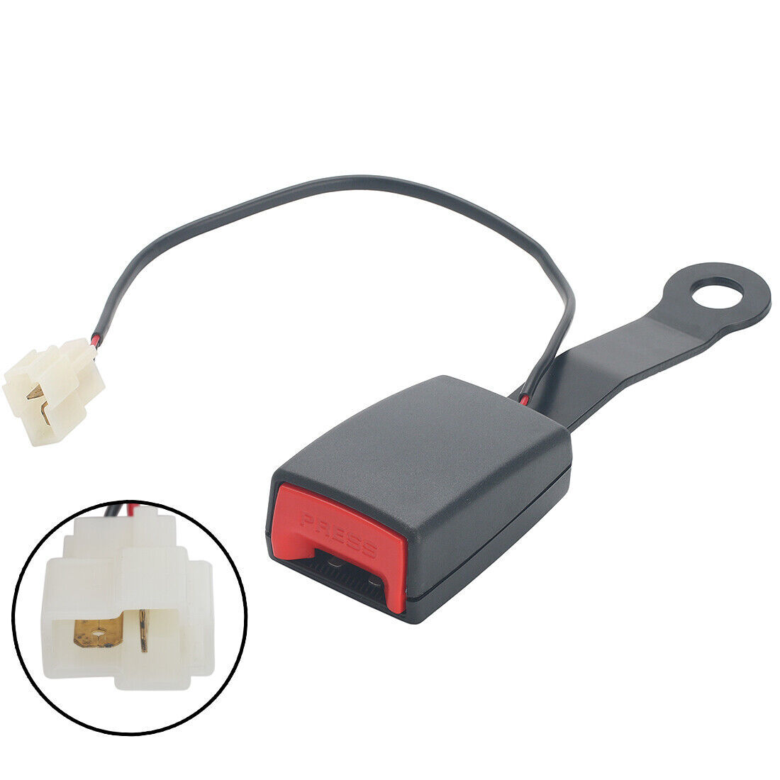 Front Driver Seat Belt Buckle Plug Connector Warning Cable Duty Belt