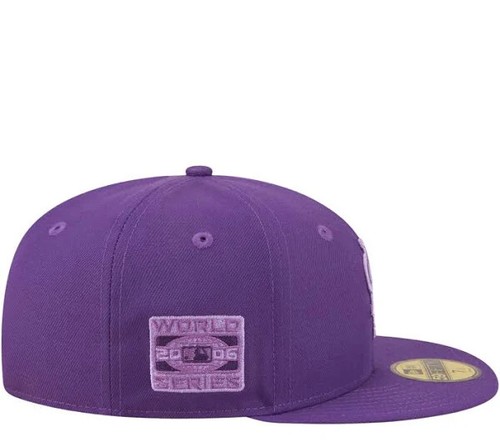 Parche de uva púrpura St. Louis Cardinals 2006 serie mundial nueva era 59FIFTY EQUIPADO - Imagen 2 de 5