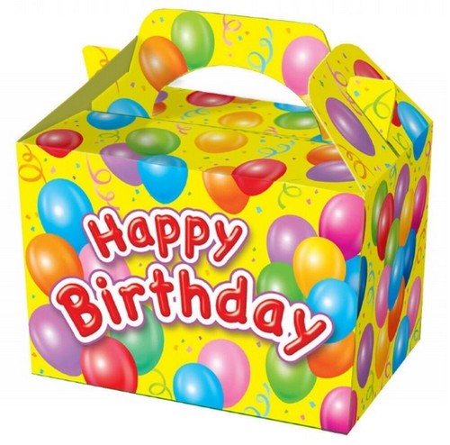 40 Childrens Kids Themed Carry Food Meal Box Birthday Party Loot Bag Gift Boxes - Picture 28 of 90