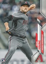 Alex Young 2020 Topps Series 1 #242 Diamondbacks RC Rookie Baseball Card