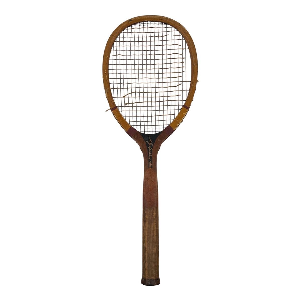 A G Spalding & Bros HAW Antique Tennis Racket Patented in A G Spalding & Bros HAW Antique Tennis Racket Patented in