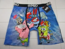 PSD Spongebob Bikini Bottom Gang Men's Size Medium Underwear Boxer Briefs