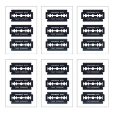 6 Sheets Temporary Tattoo Blades Temporary Tattoos Body Arm Hand-drawn Tattoo