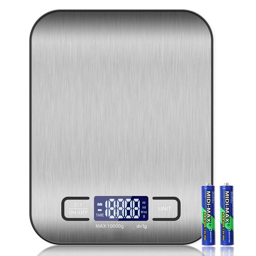 Digital Food Scale, 22lb Kitchen Scales Grams & Ounces For Weight Loss , Cooking - Picture 1 of 7