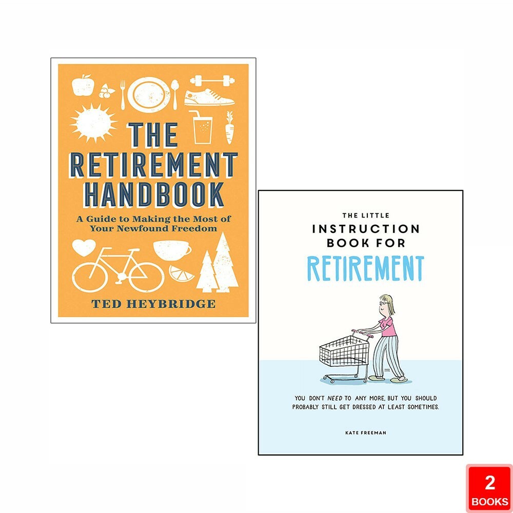 Ted Heybridge & Kate Freeman Unisex The Retirement Handbook, Little Instruction Book 2 Books Collection Set - Image 3