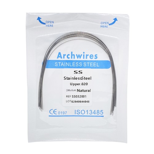 Dental Orthodontic Stainless Steel Arch Wire Rectangular Ovoid/Square/Natural - Picture 27 of 38