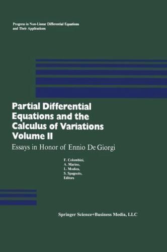 Progress in Nonlinear Differential Equations and Their Applications Ser ...