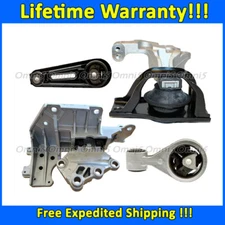 K3341 Motor & Transmission Mount Set 4pc For 2007-12 Nissan Sentra 2.5L AUTO CVT