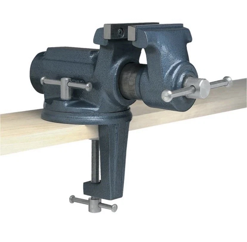 Model SBV-100 4" Jaw Width 2-1/4" Opening 2" Throat Super-Junior Vise W/ Swivel - Image 3 of 4