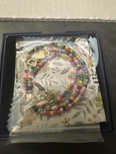Colorful Beaded Necklace for Teen Women, Custom Letters Choker/DWK Jewelry